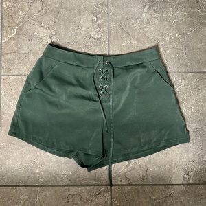 FOREVER 21 green shorts